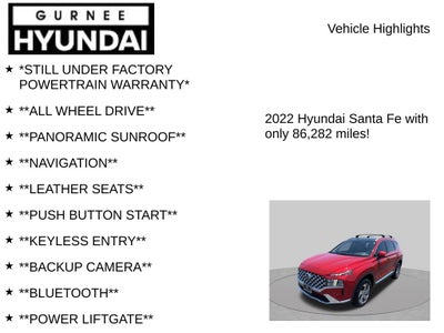 2022 Hyundai SANTA FE SEL