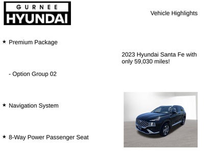 2023 Hyundai SANTA FE SEL Premium Package