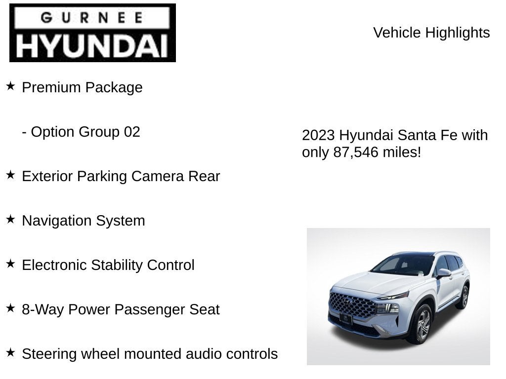 2023 Hyundai SANTA FE SEL