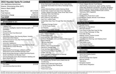 2022 Hyundai SANTA FE Limited