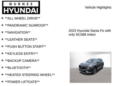 2023 Hyundai SANTA FE Calligraphy