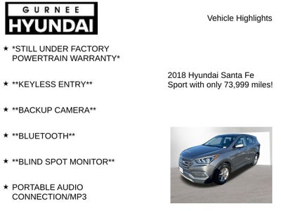 2018 Hyundai SANTA FE SPORT 2.4 Base