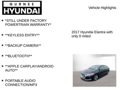 2017 Hyundai ELANTRA SE