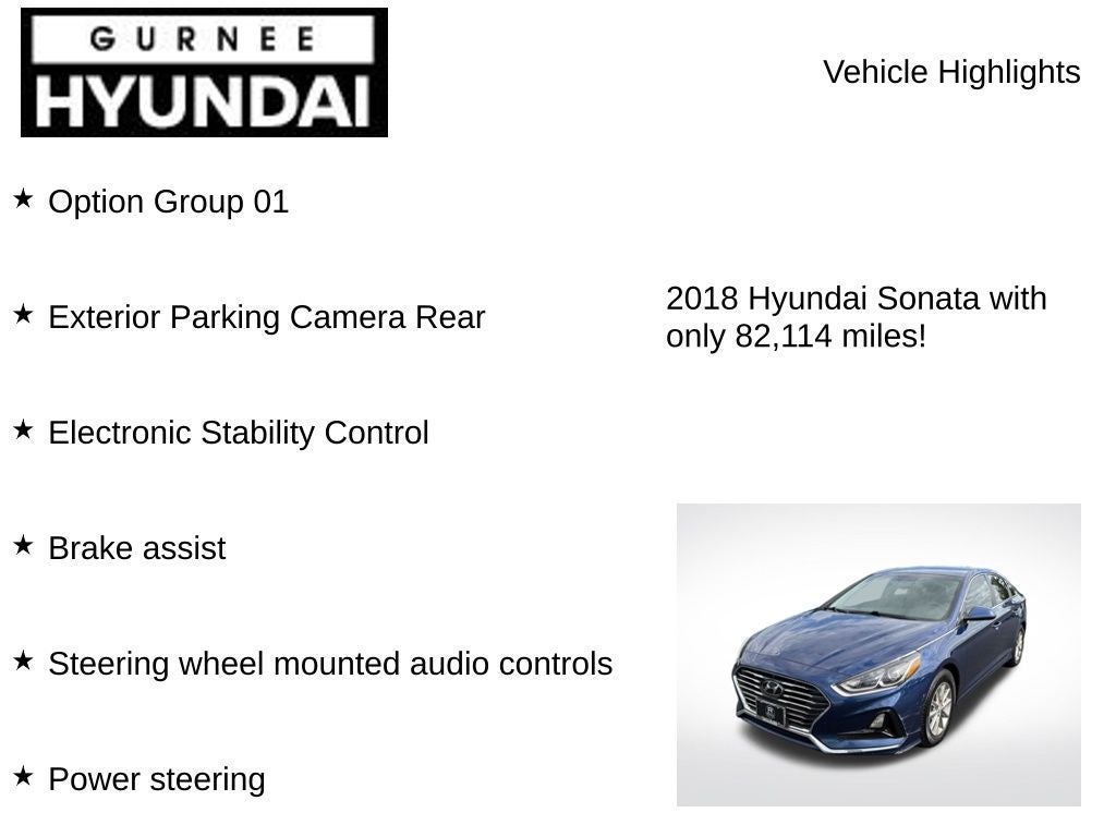 2018 Hyundai SONATA SE