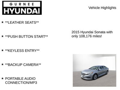 2015 Hyundai SONATA Limited