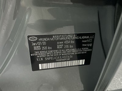 2020 Hyundai SONATA SEL