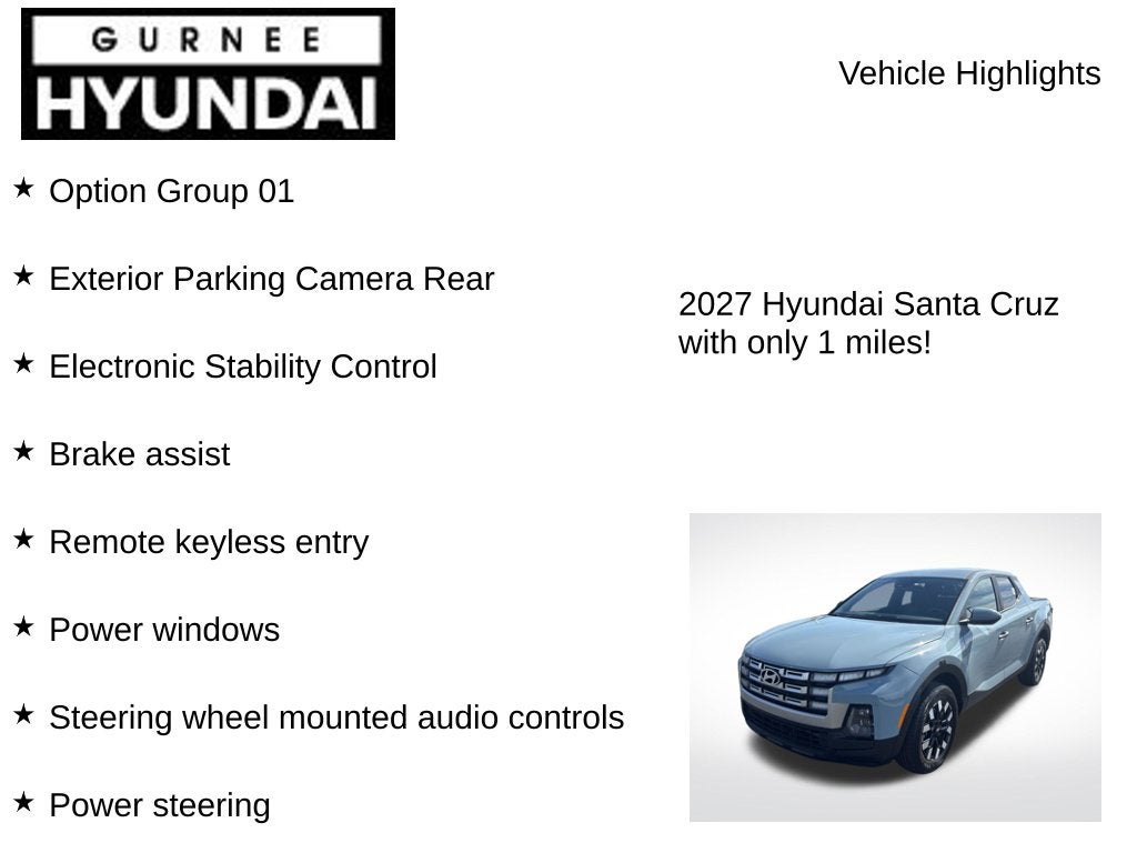 2027 Hyundai SANTA CRUZ SE