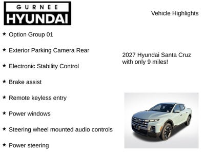 2027 Hyundai SANTA CRUZ SE