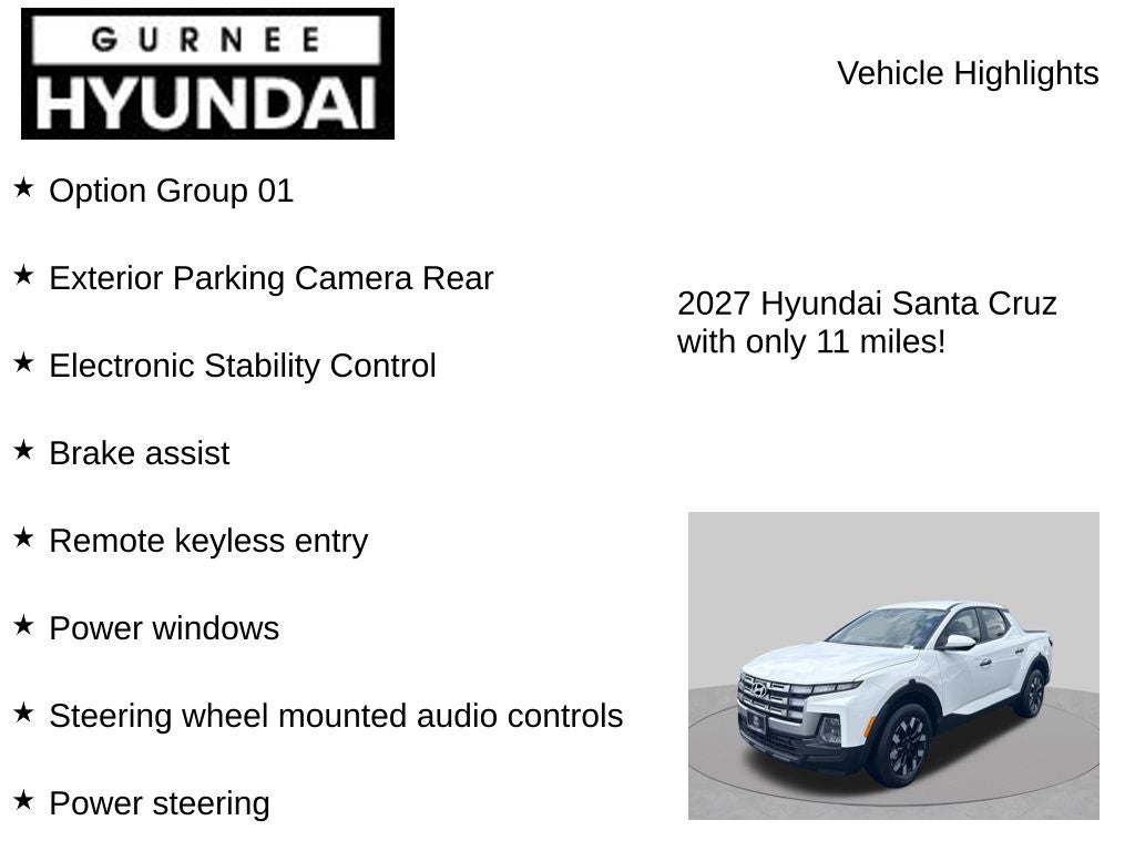 2027 Hyundai SANTA CRUZ SE