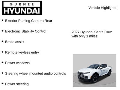 2027 Hyundai SANTA CRUZ SE