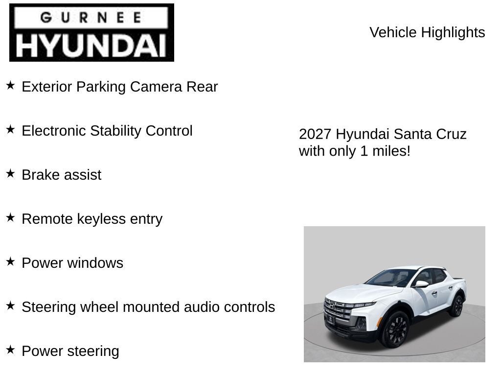 2027 Hyundai SANTA CRUZ SE