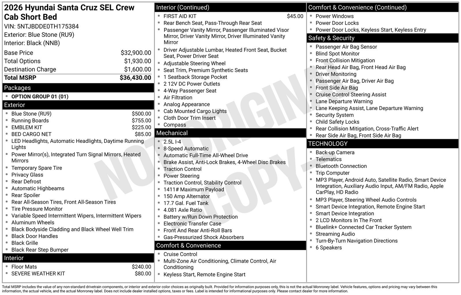 2026 Hyundai SANTA CRUZ SEL