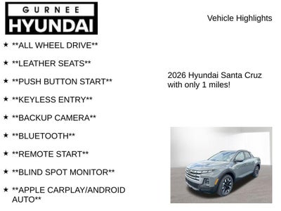 2026 Hyundai SANTA CRUZ SEL