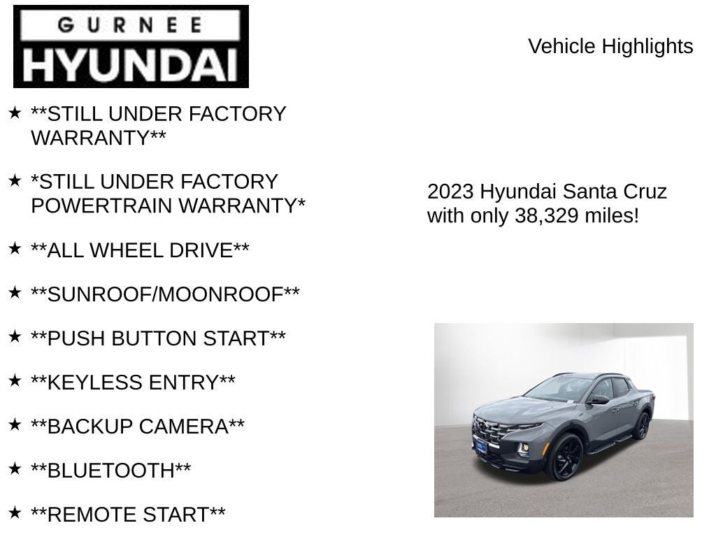 2023 Hyundai SANTA CRUZ NIGHT