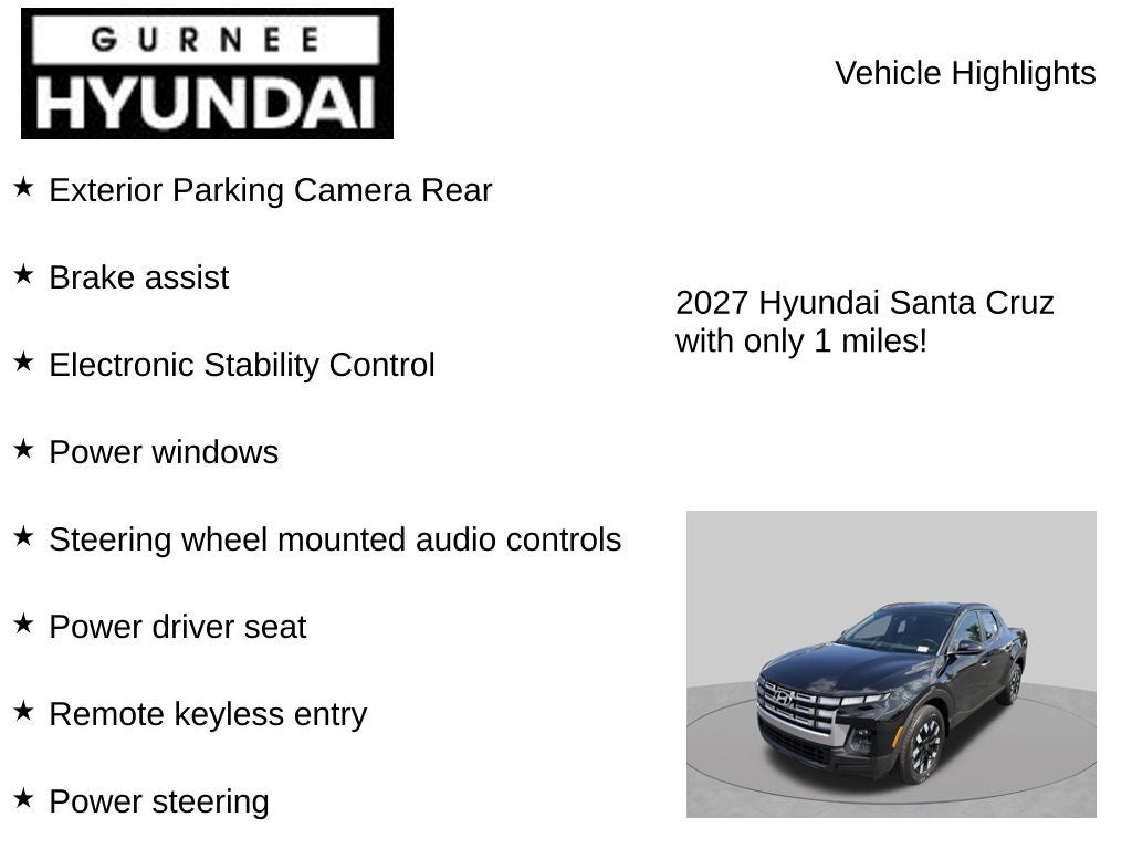2027 Hyundai SANTA CRUZ SEL