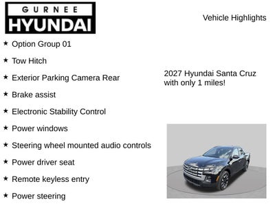 2027 Hyundai SANTA CRUZ SEL