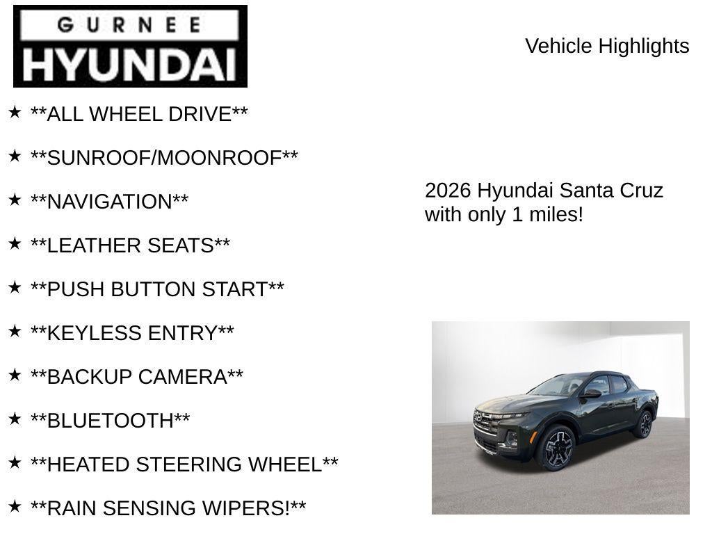 2026 Hyundai SANTA CRUZ Limited
