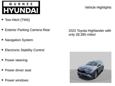 2022 Toyota Highlander XLE