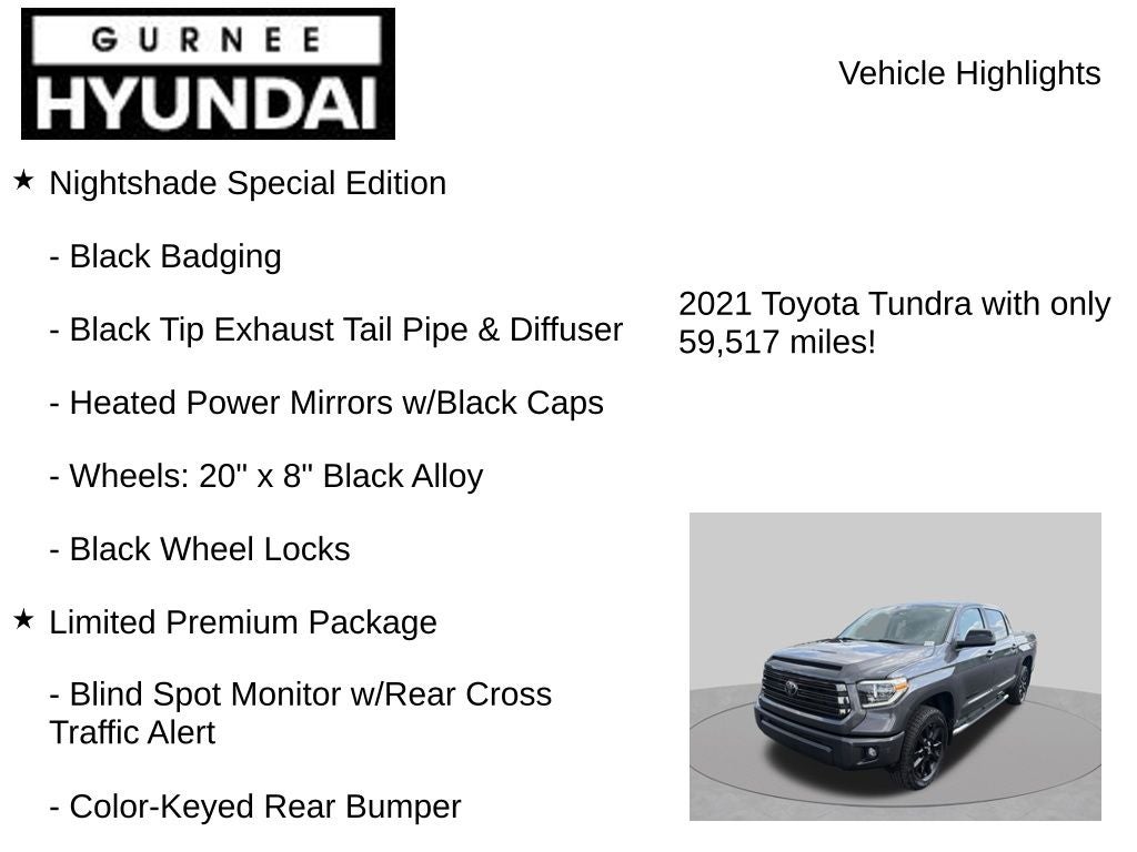 2021 Toyota Tundra Limited