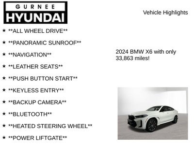 2024 BMW X6 M60i M Sport Executive Package