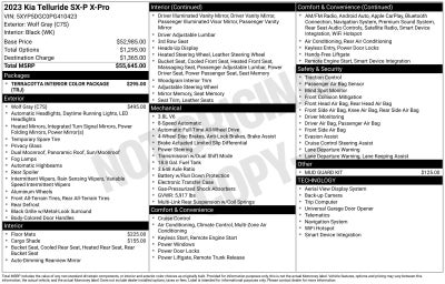2023 Kia Telluride SX-Prestige X-Pro