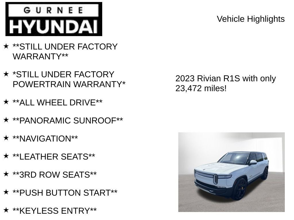 2023 Rivian R1S Adventure