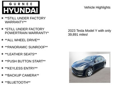 2023 Tesla Model Y Long Range