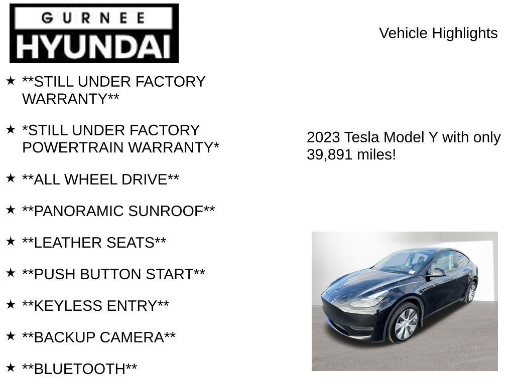 2023 Tesla Model Y Long Range