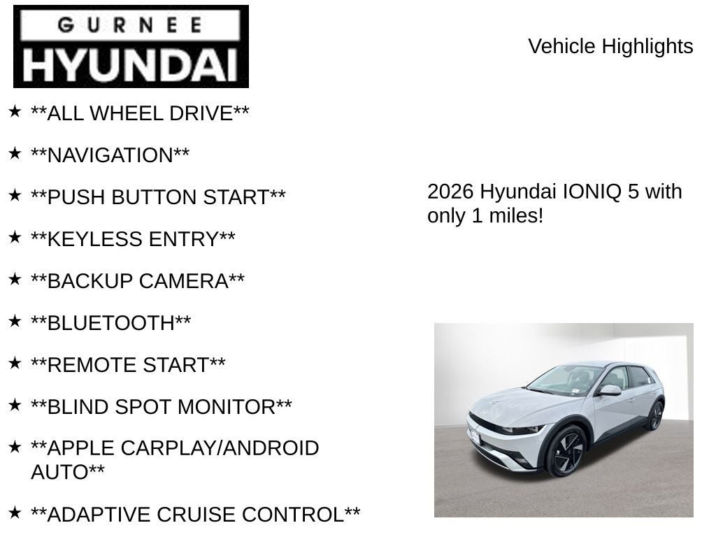 2026 Hyundai IONIQ 5 SE