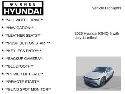 2026 Hyundai IONIQ 5 SEL