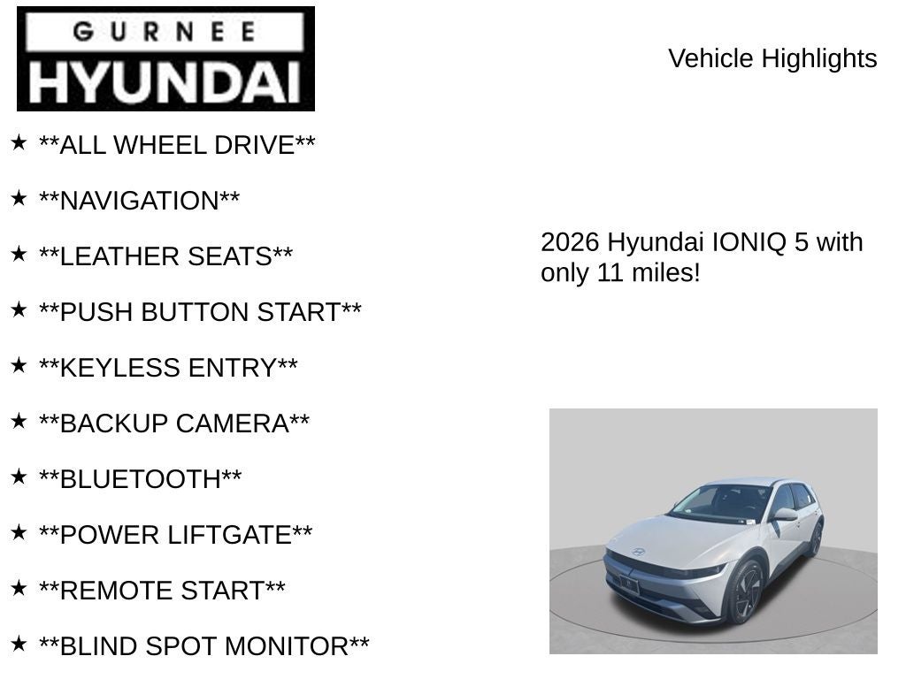 2026 Hyundai IONIQ 5 SEL