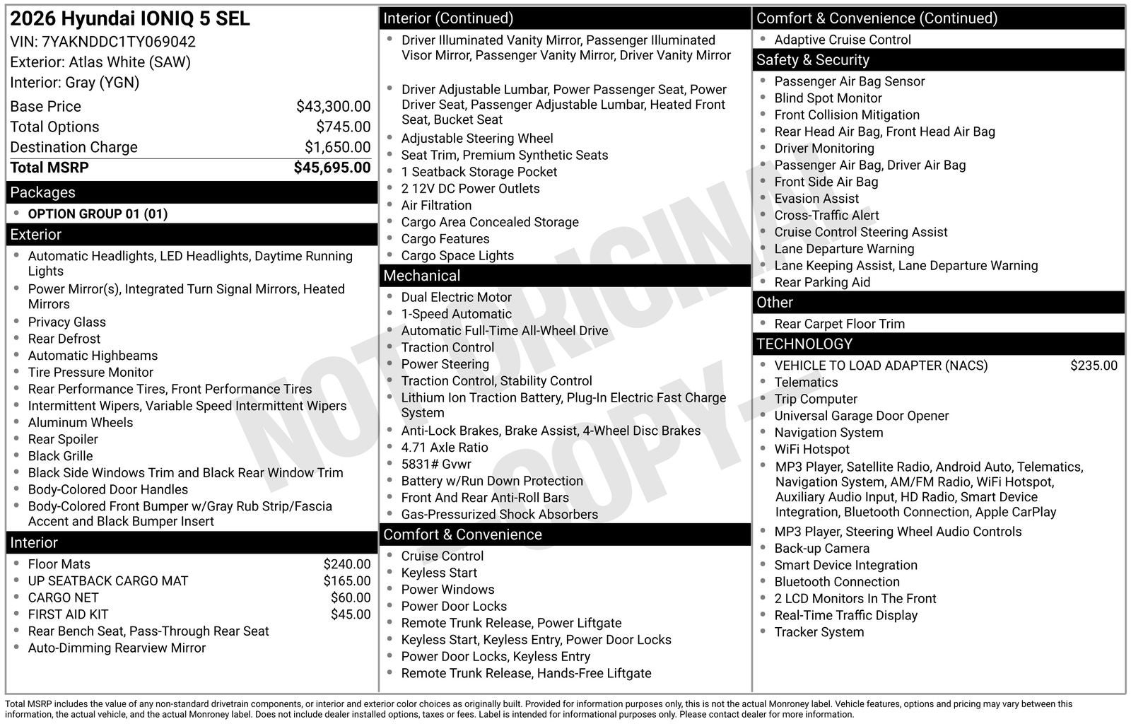 2026 Hyundai IONIQ 5 SEL