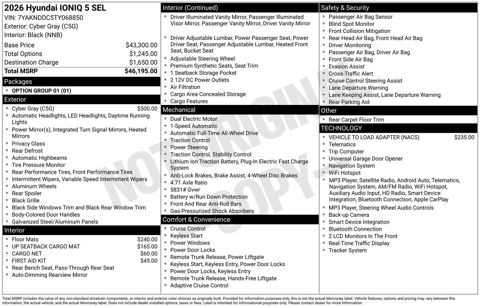 2026 Hyundai IONIQ 5 SEL