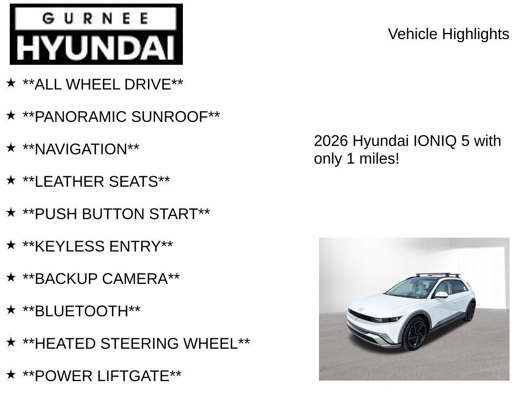 2026 Hyundai IONIQ 5 Limited