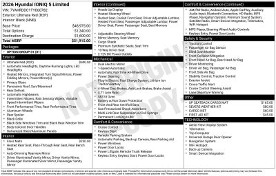 2026 Hyundai IONIQ 5 Limited