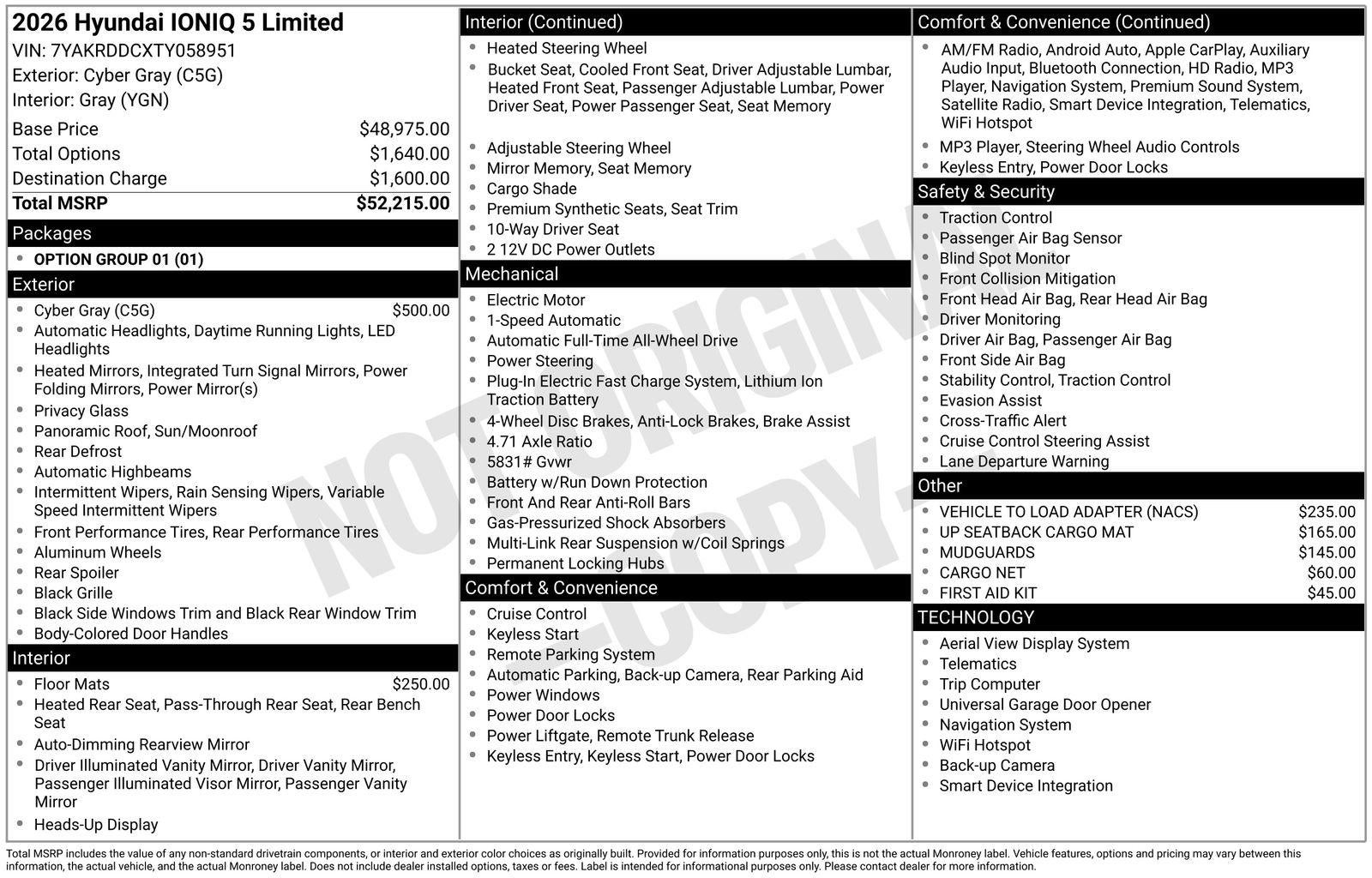 2026 Hyundai IONIQ 5 Limited