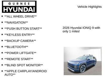 2026 Hyundai IONIQ 9 SE