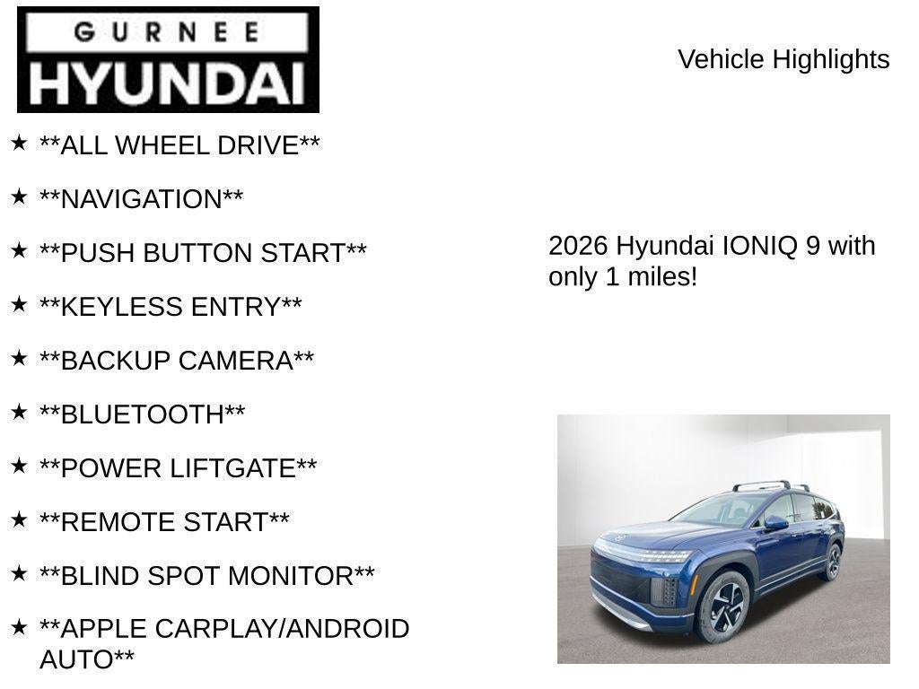 2026 Hyundai IONIQ 9 SE