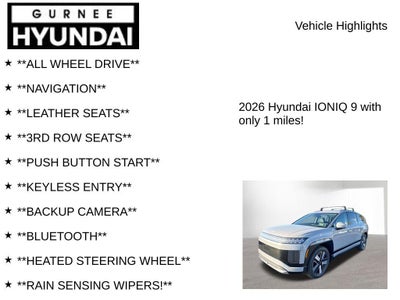 2026 Hyundai IONIQ 9 SEL