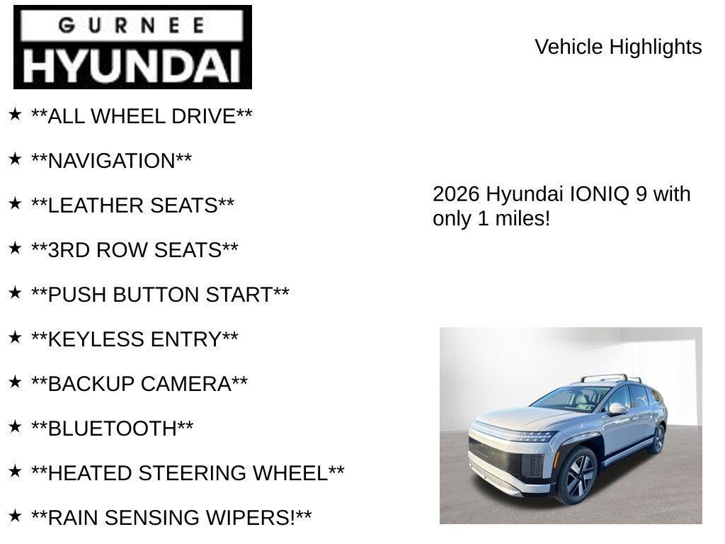 2026 Hyundai IONIQ 9 SEL