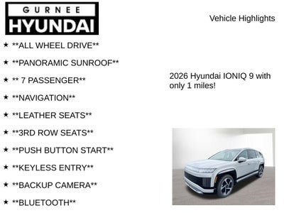 2026 Hyundai IONIQ 9 Performance Limited