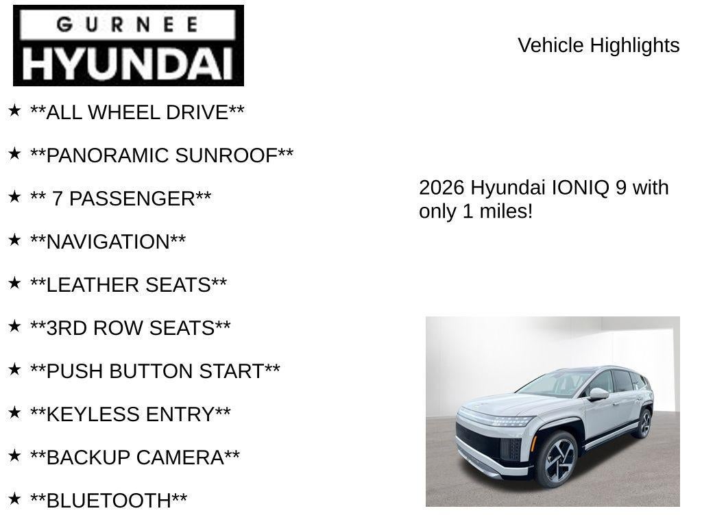 2026 Hyundai IONIQ 9 Performance Limited