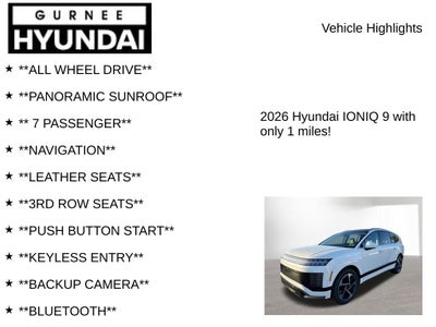 2026 Hyundai IONIQ 9 Performance Calligraphy