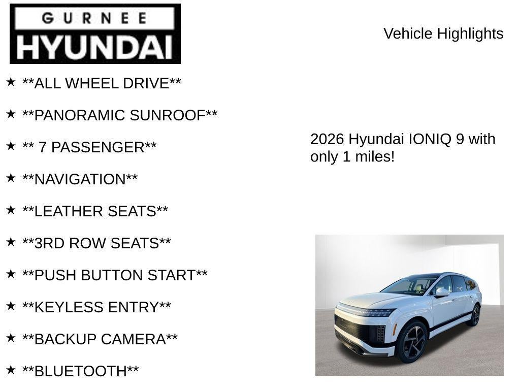 2026 Hyundai IONIQ 9 Performance Calligraphy