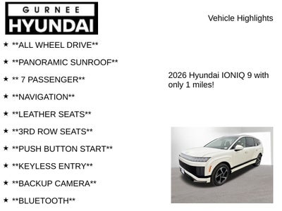 2026 Hyundai IONIQ 9 Performance Calligraphy