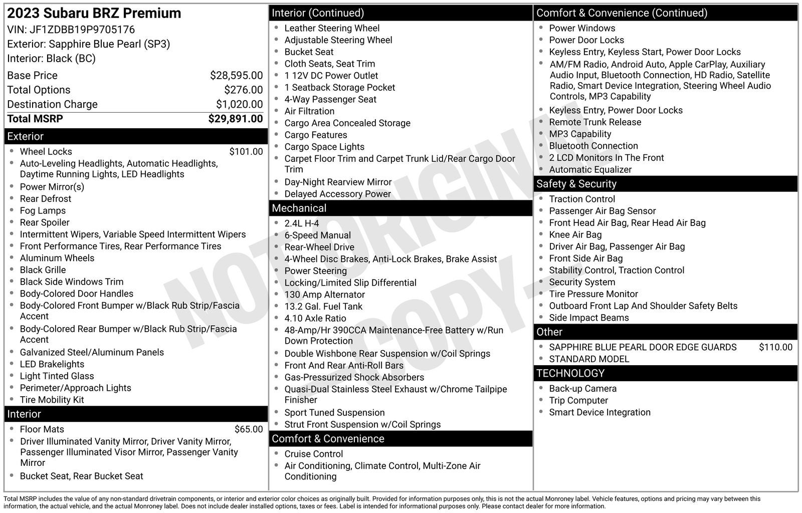 2023 Subaru BRZ Premium