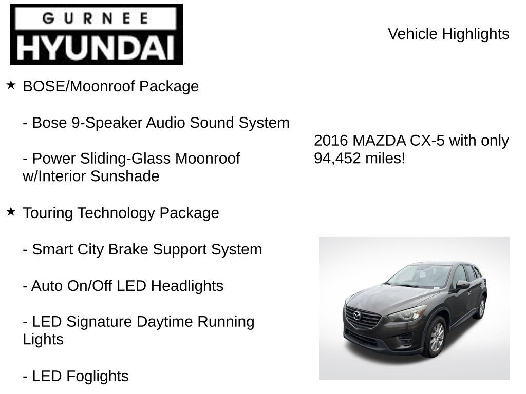 2016 Mazda Mazda CX-5 Touring