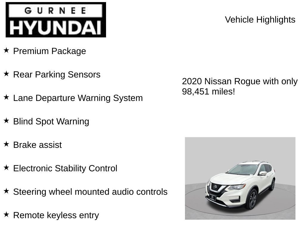 2020 Nissan Rogue SV
