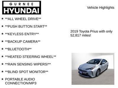 2019 Toyota Prius XLE AWD-e