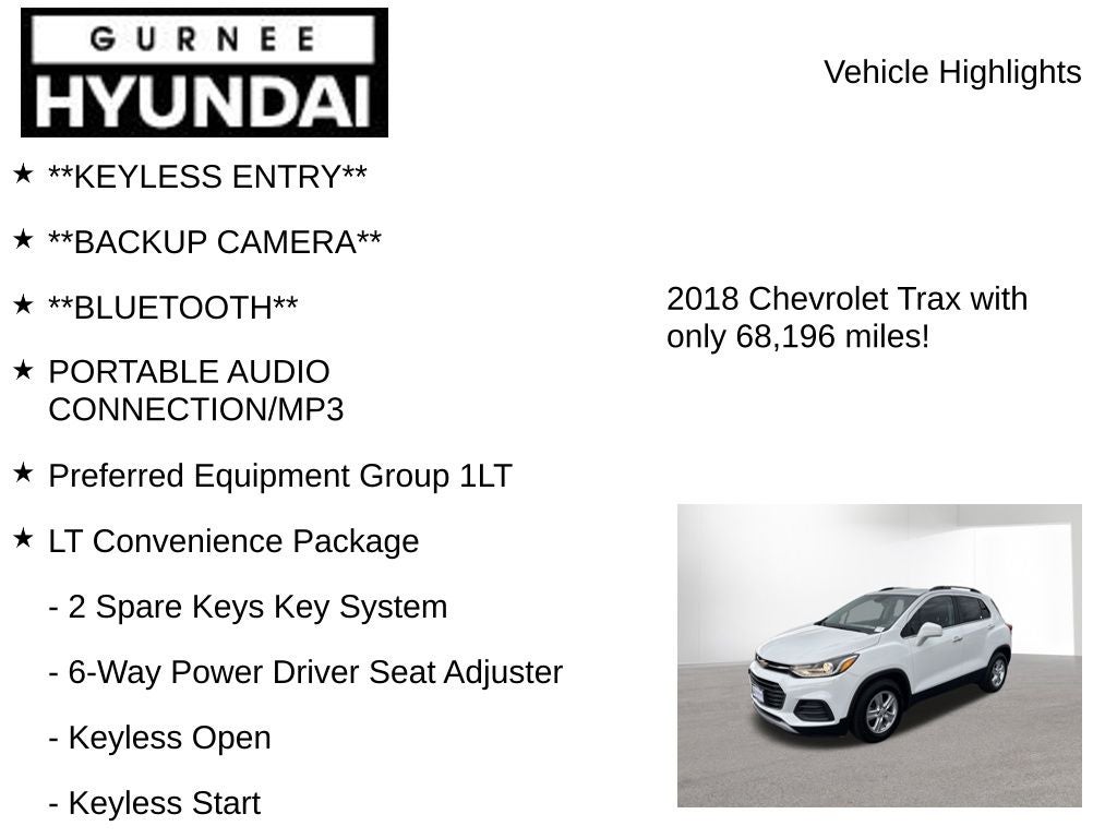 2018 Chevrolet Trax LT